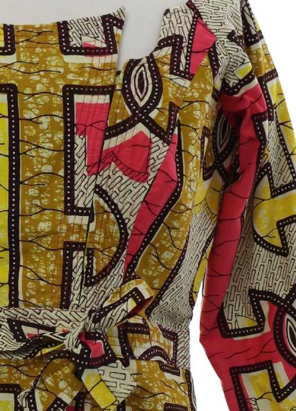 1960's Womens African Print Shirt - image 2