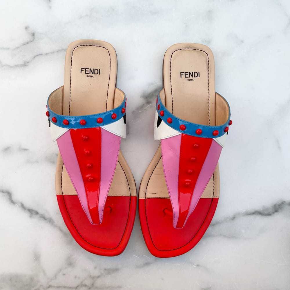 Fendi Leather sandal - image 10