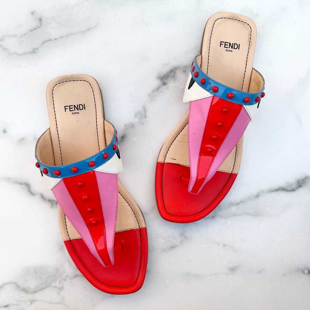 Fendi Leather sandal - image 4