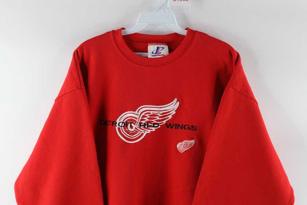 Vintage Vintage 90s Faded Detroit Red Wings Hocke… - image 2