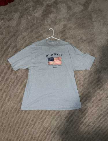 Old Navy × Vintage Vintage Old Navy USA Flag Tee