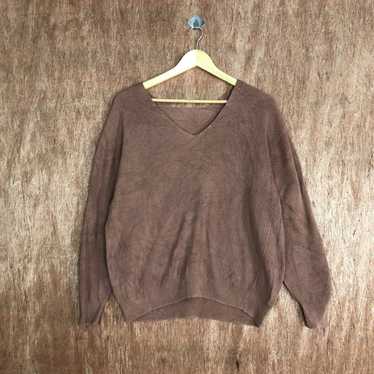 Coloured Cable Knit Sweater × Homespun Knitwear P… - image 1