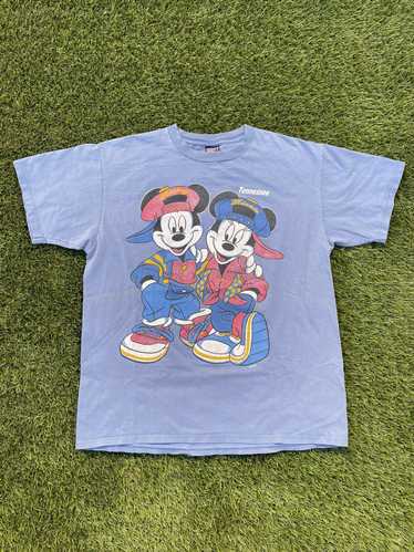 Disney × Vintage 90s Mickey & Minnie Tee - image 1