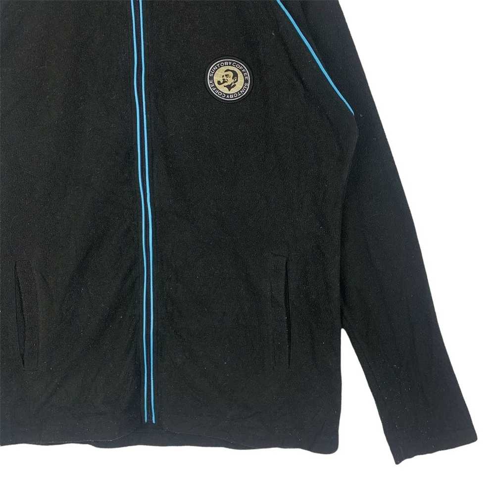 Japanese Brand Suntory Coffee Zipper Fleece Sweat… - image 3