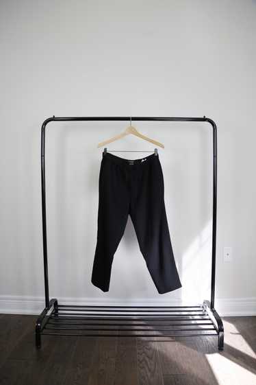 Topman Black Drawstring Cropped Pants