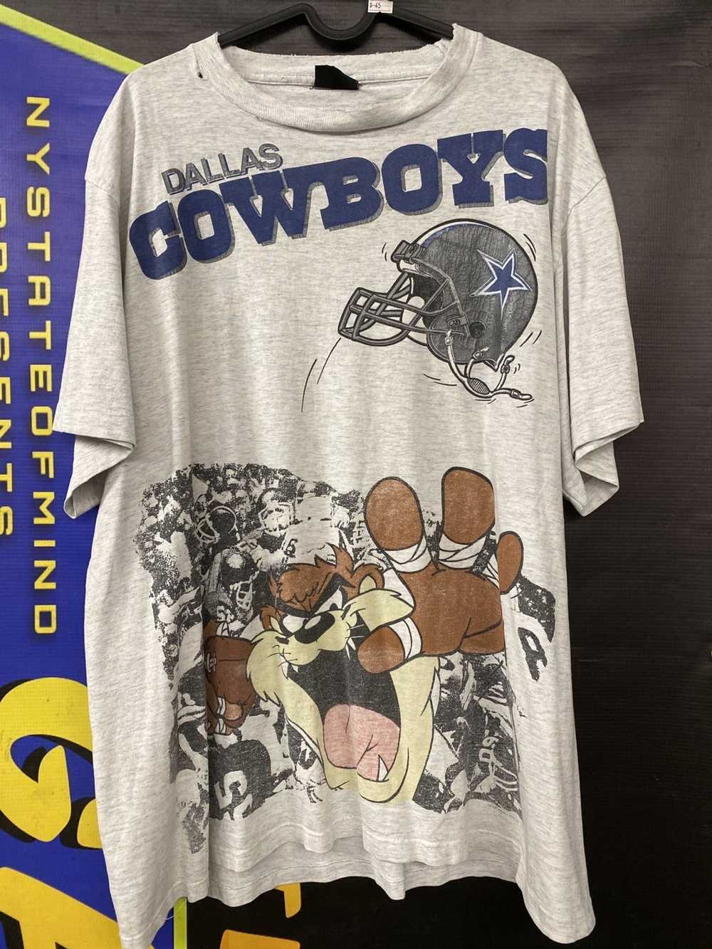 Vintage Dallas Cowboys Sack Em' 1996 T Shirt CSA Size 