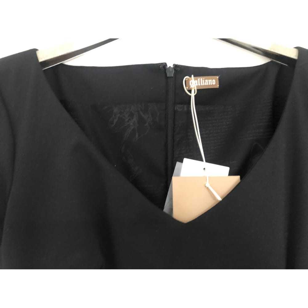 Galliano Wool mid-length dress - image 4