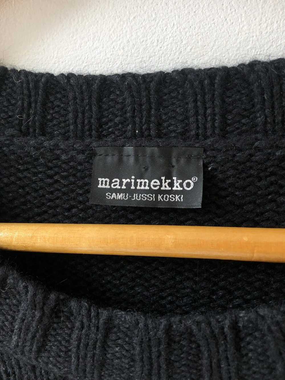 Marimekko Marimekko wool angora blend knit sweater - image 6
