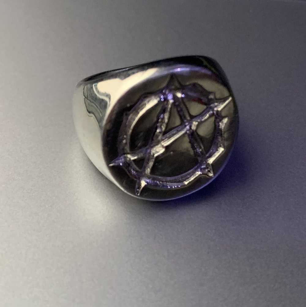 Made In Usa Hard Jewelry Anarchy ring - image 1