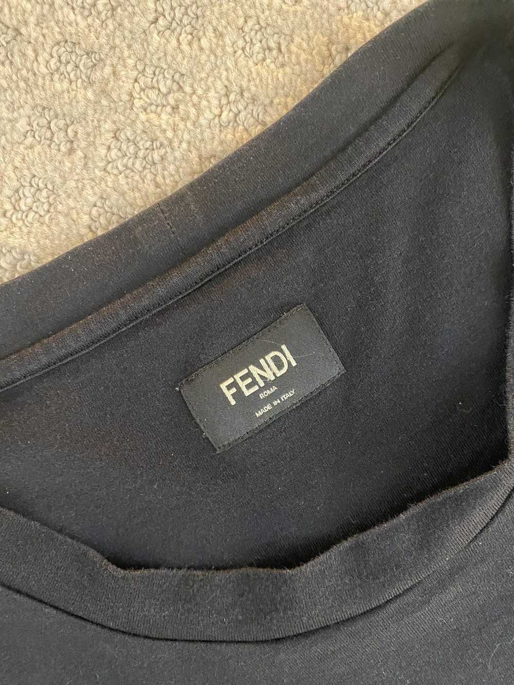 Fendi Fendi Wave Logo Shirt - image 2