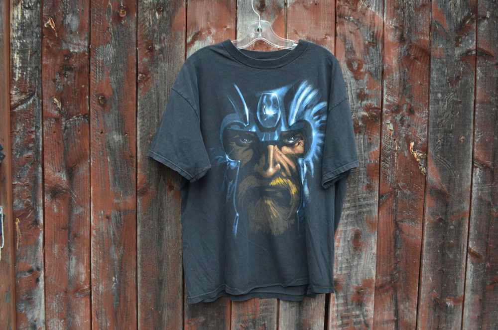 Mid 2000s Odin Marvel Mad Engine t-shirt - image 1