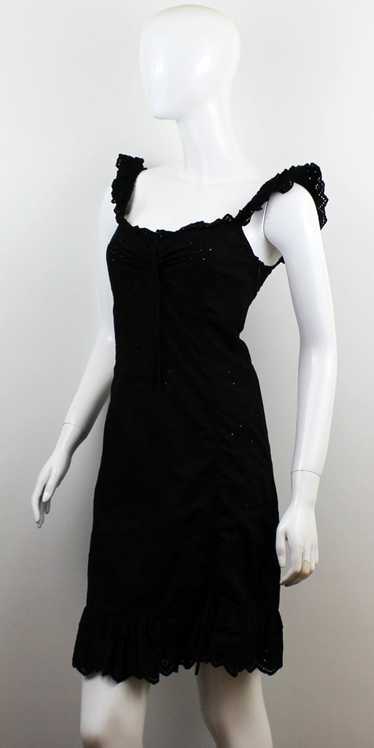 Moschino Moschino Women's Black Lace Trimmed Dress - image 1