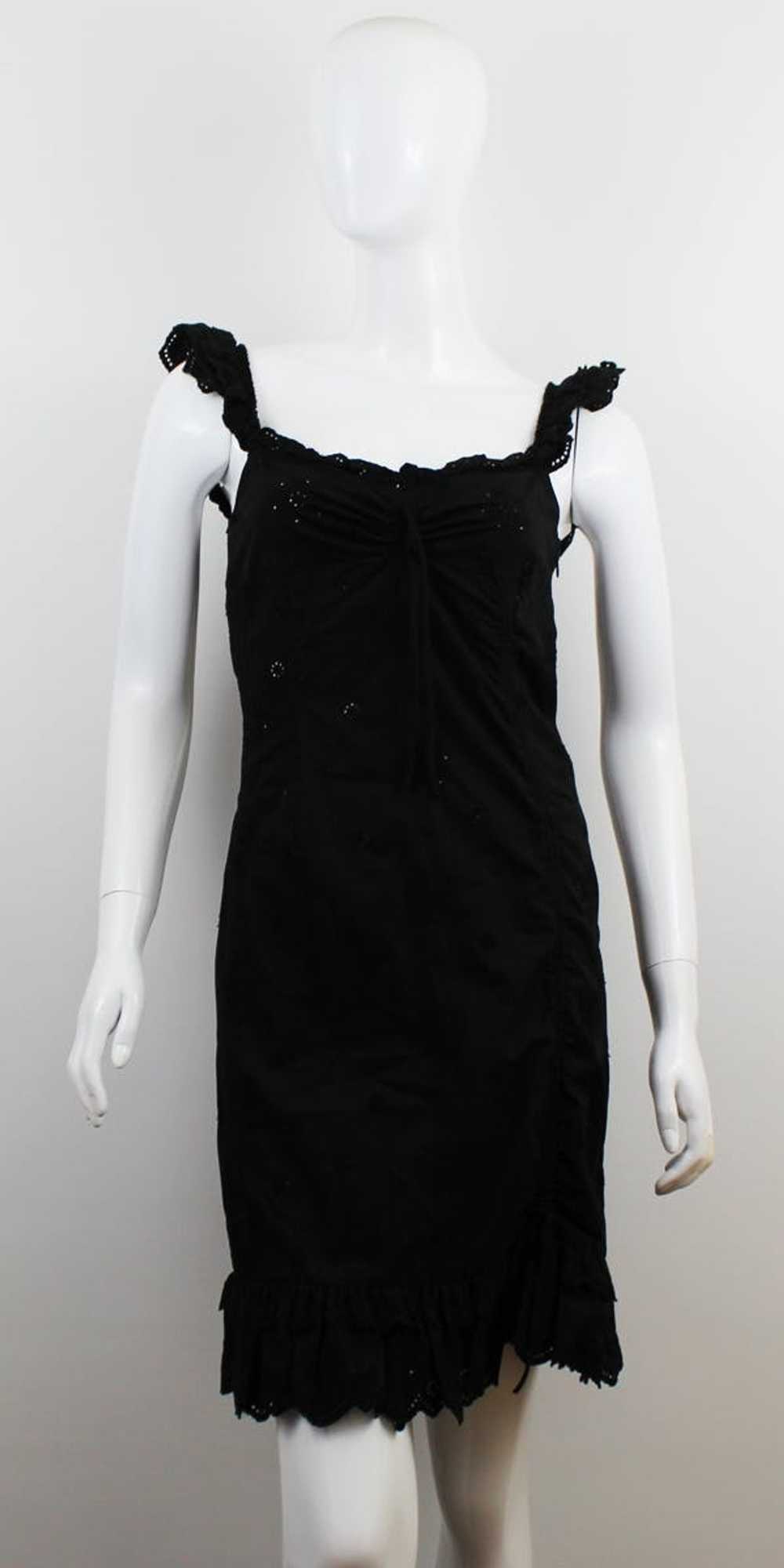 Moschino Moschino Women's Black Lace Trimmed Dress - image 2