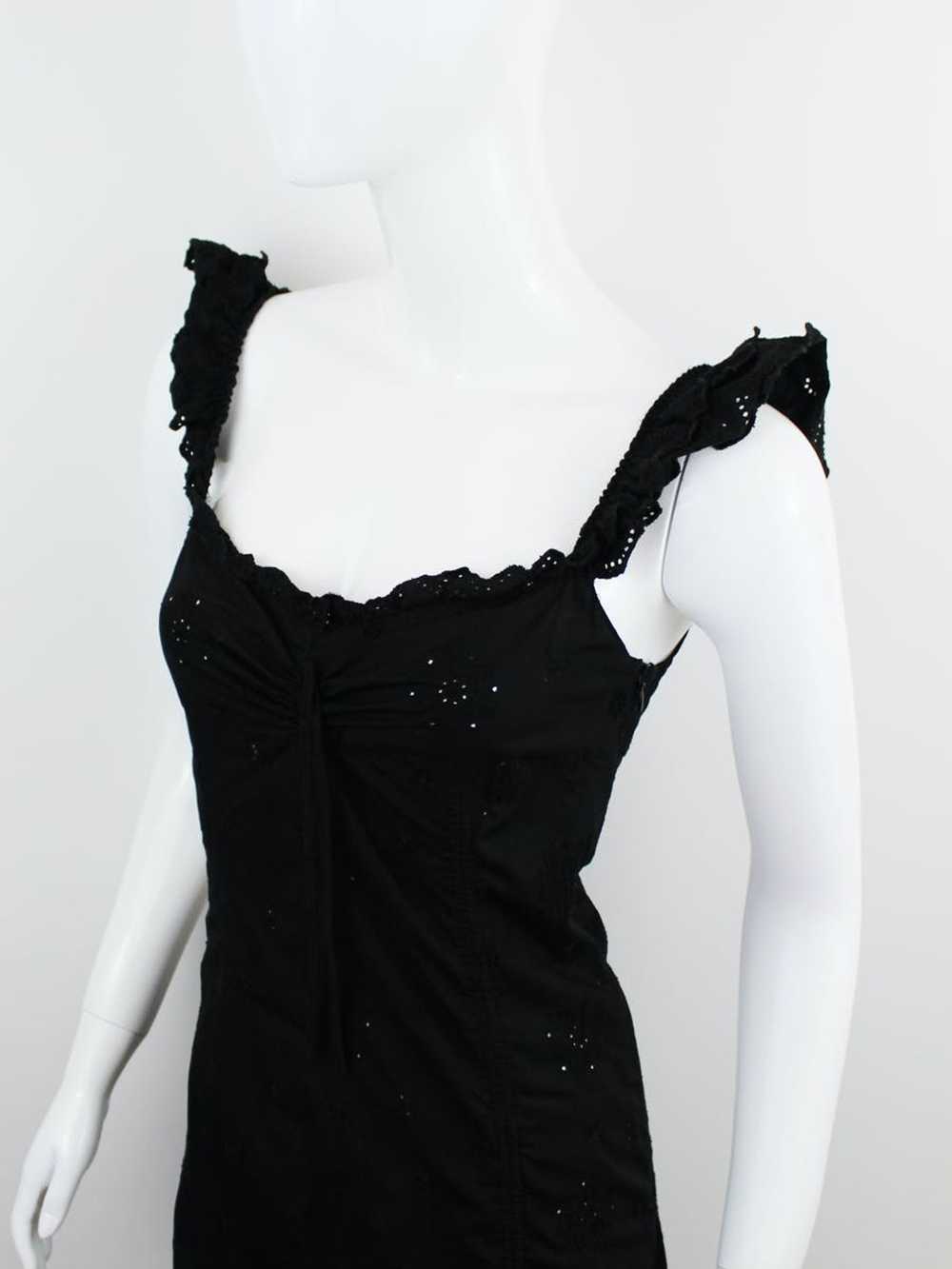 Moschino Moschino Women's Black Lace Trimmed Dress - image 3
