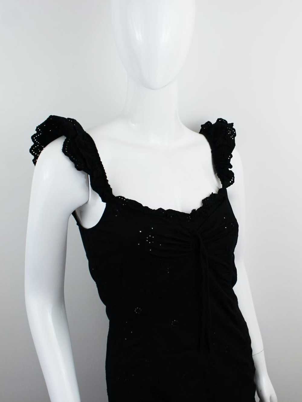 Moschino Moschino Women's Black Lace Trimmed Dress - image 5