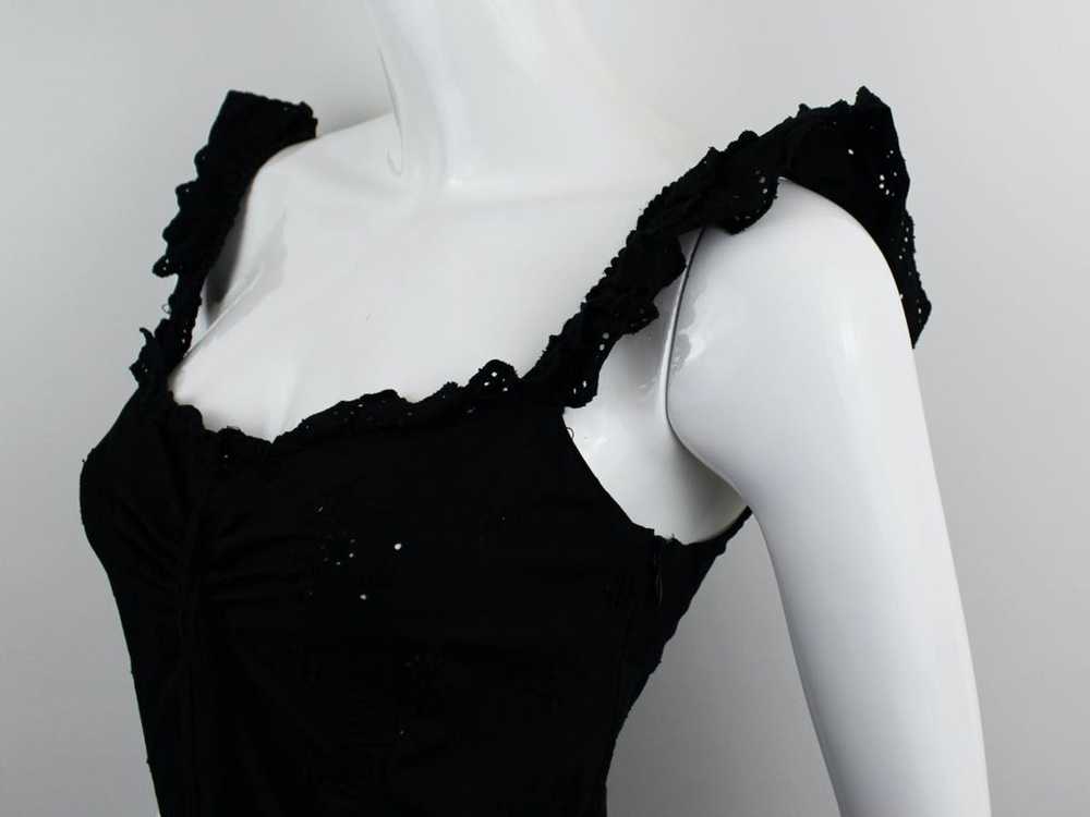 Moschino Moschino Women's Black Lace Trimmed Dress - image 6