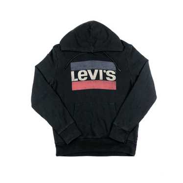 Levi's × Vintage Levis sweatshirt hoodie black 90s - image 1