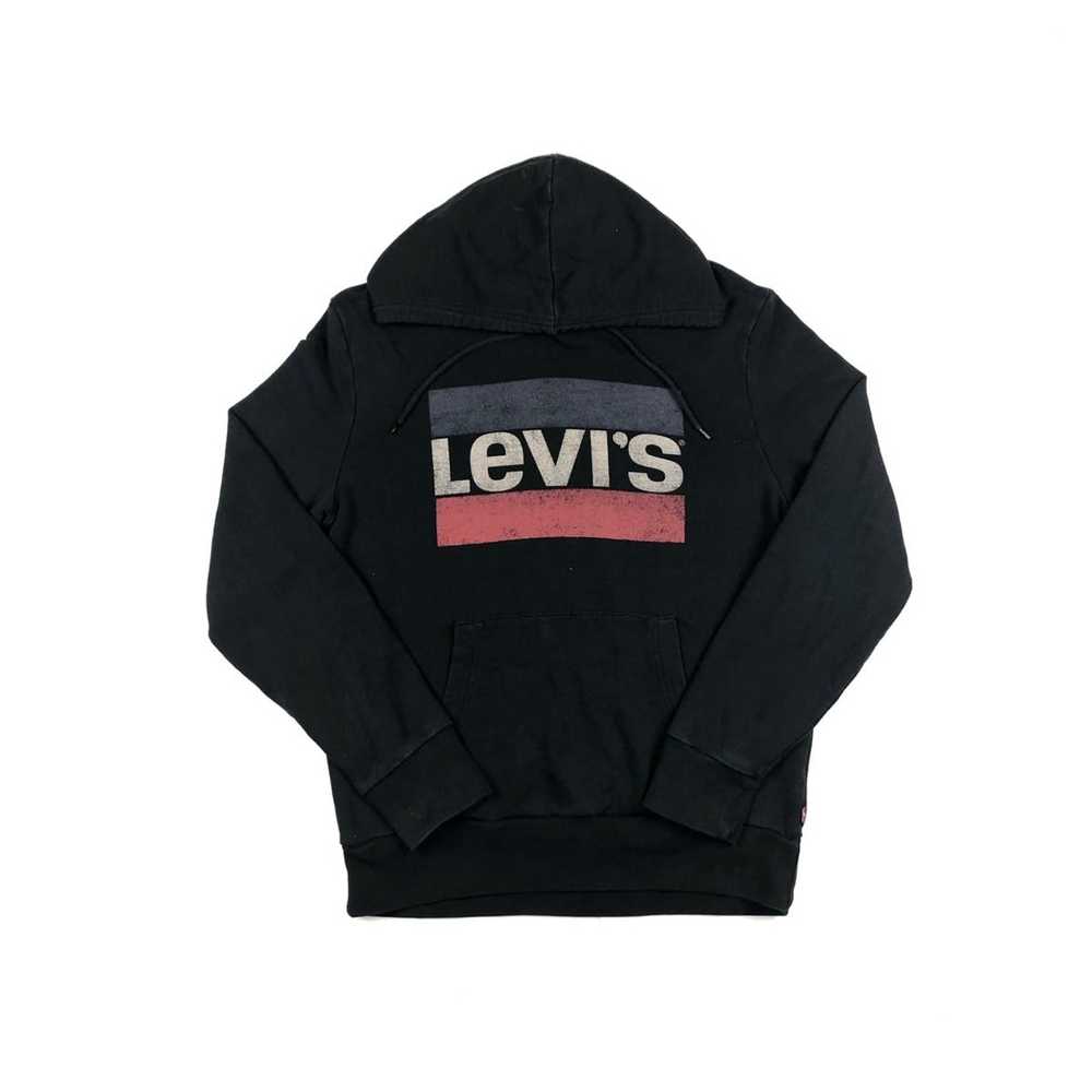 Levi's × Vintage Levis sweatshirt hoodie black 90s - image 6