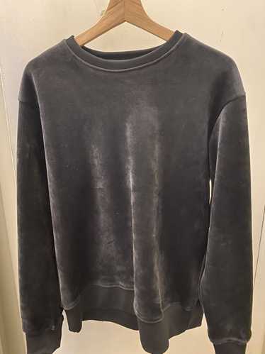 Zara black velvet sweater