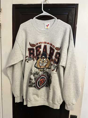 Chicago Bears Vintage NFL Football Crewneck White Sweatshirt Size XL Ladies