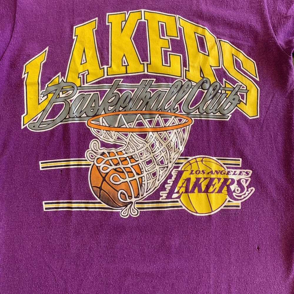 Vintage Vintage Lakers T shirt - image 3