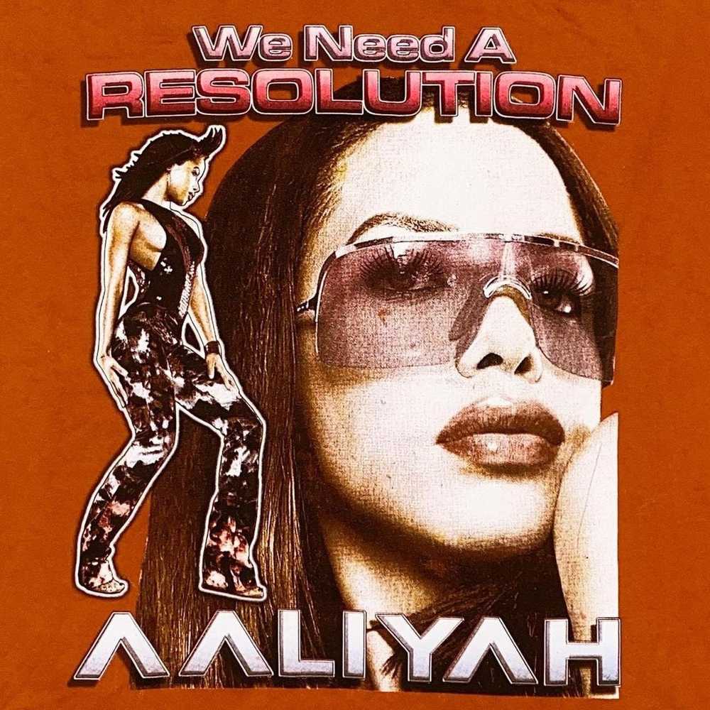 Rap Tees × Vintage Aaliyah “We Need a Resolution”… - image 3