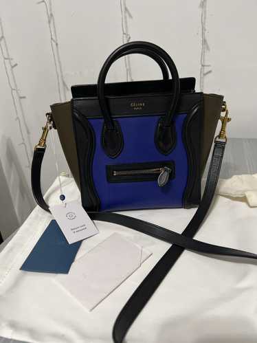 Celine Celine Nano Luggage Bag tricolor