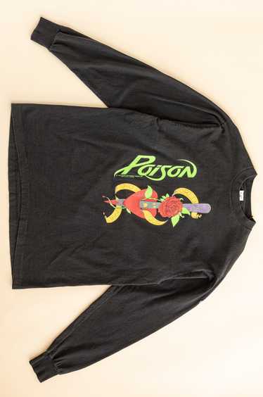 Vintage 1990's Poison Shirt| World Tour 90-91| Fle