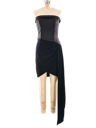 Yves Saint Laurent Strapless Little Black Dress