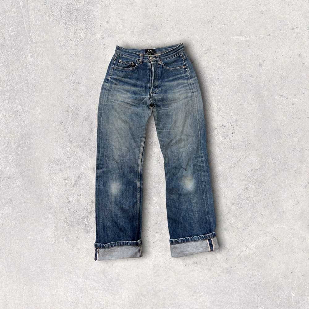 A.P.C. × Distressed Denim × Japanese Brand A.P.C … - image 1