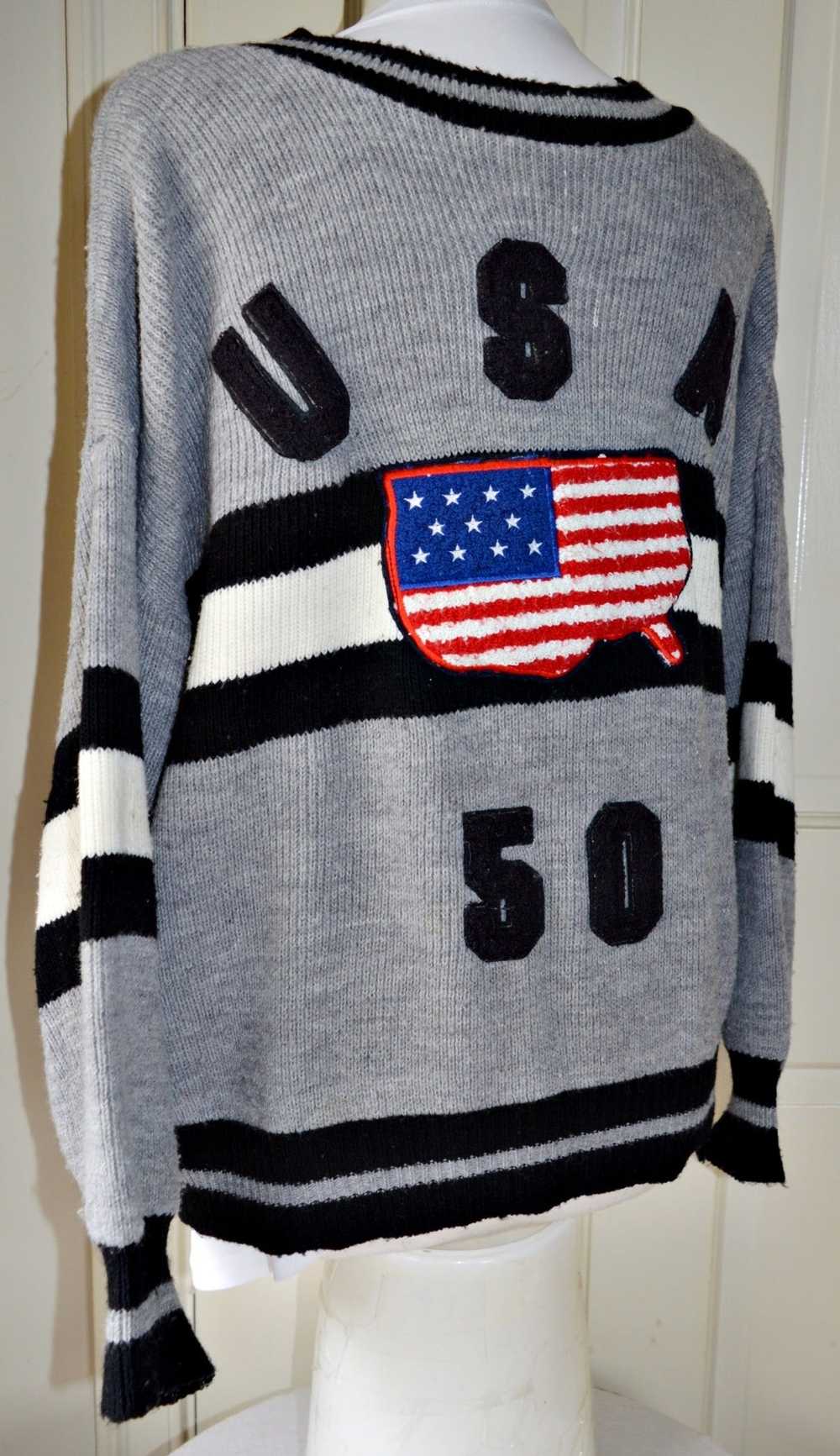 Made In Usa SWEATER ACRYLIC USA, MAP & 50 STATES … - image 4