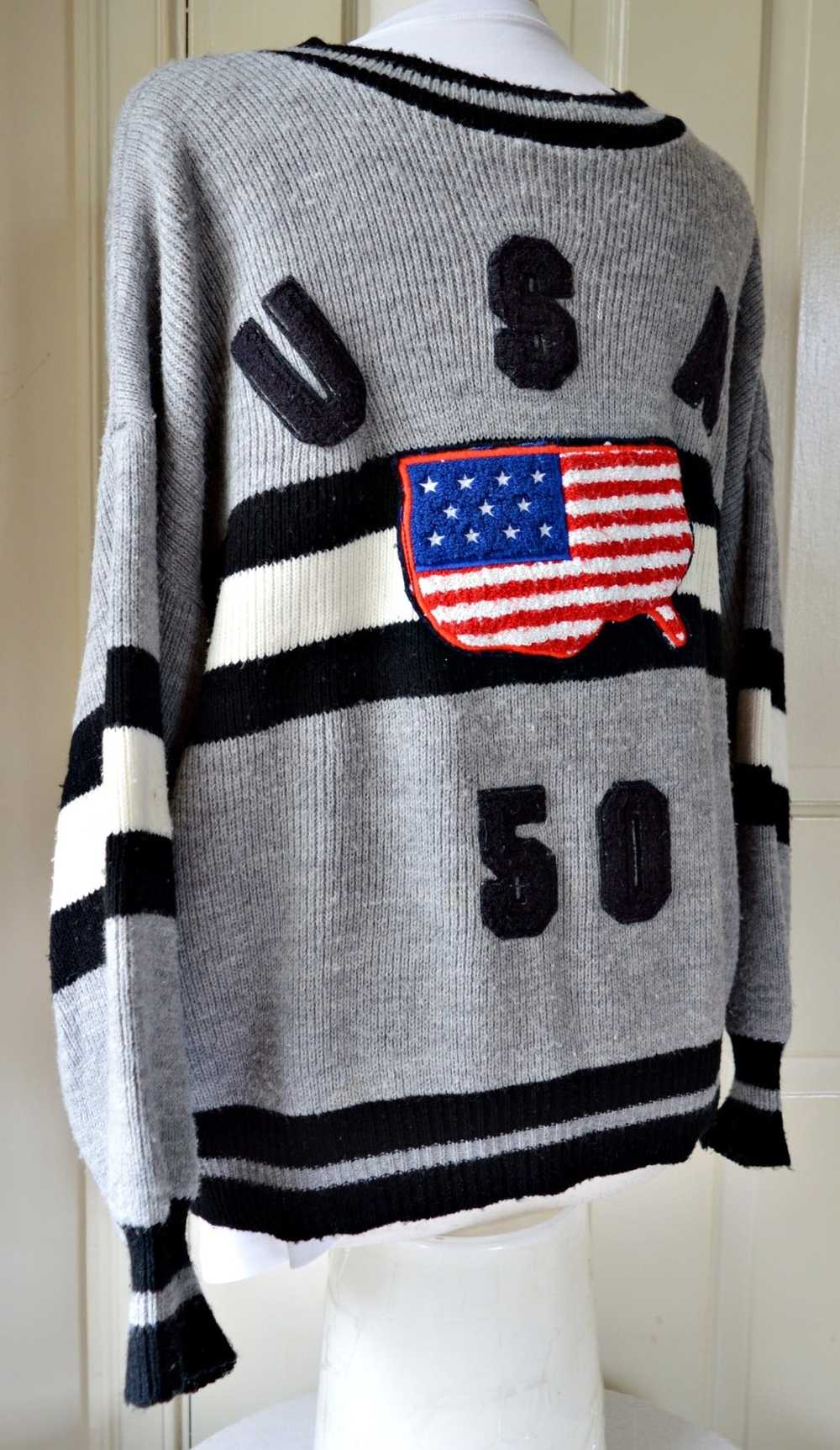 Made In Usa SWEATER ACRYLIC USA, MAP & 50 STATES … - image 6