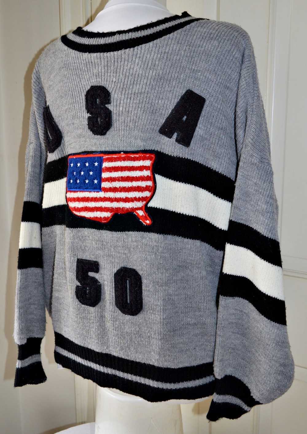 Made In Usa SWEATER ACRYLIC USA, MAP & 50 STATES … - image 7