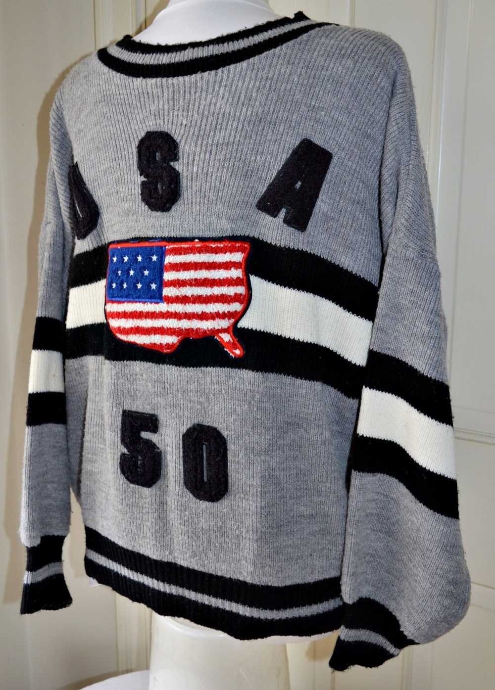 Made In Usa SWEATER ACRYLIC USA, MAP & 50 STATES … - image 8