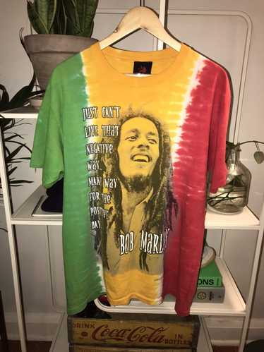 Band Tees × Vintage Vintage 90’s Bob Marley Rastaf