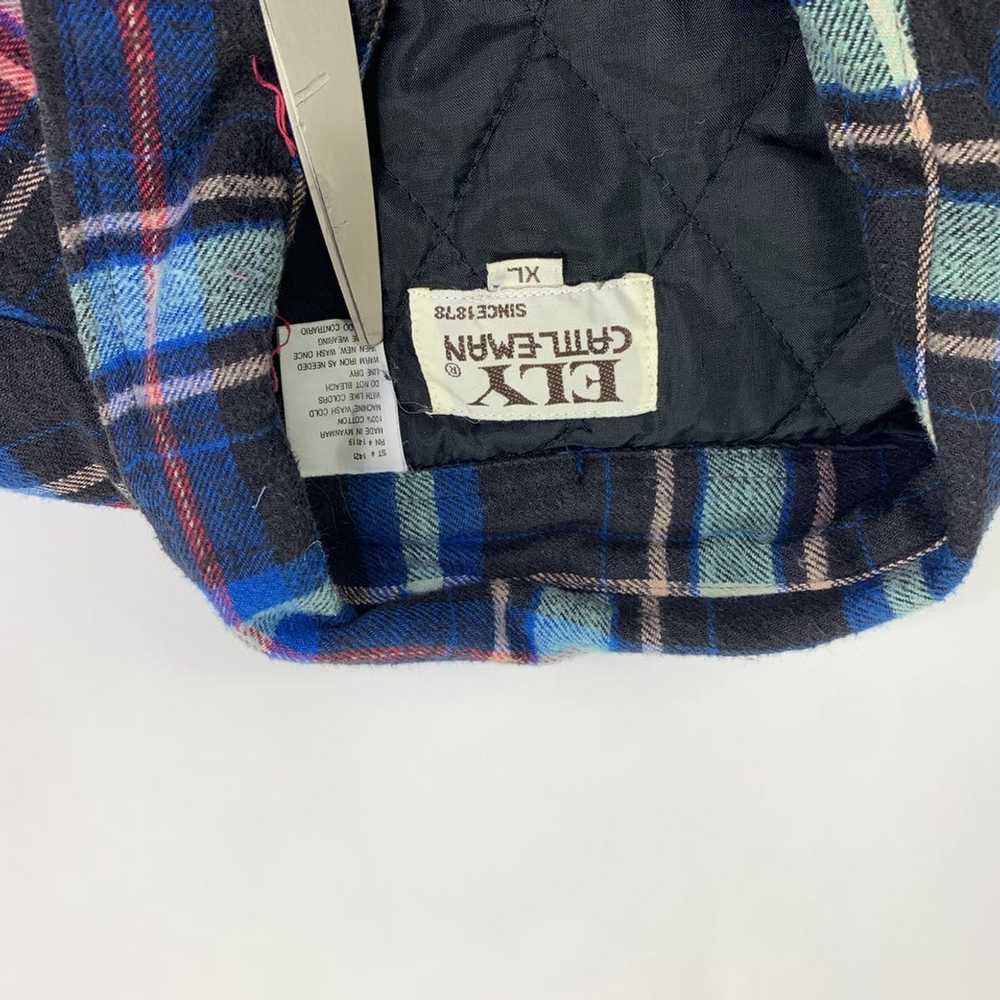 Flannel × Made In Usa × Vintage Vintage Plaid Fla… - image 4