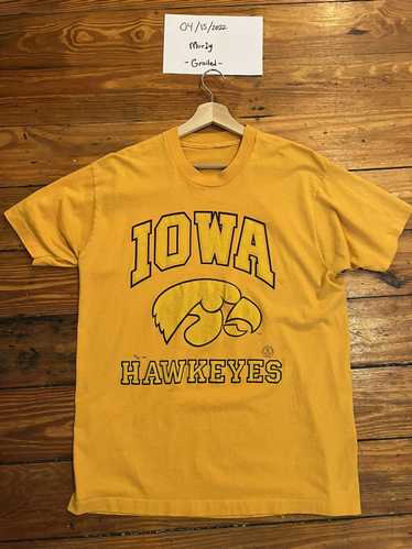 Vintage 1989 IOWA HAWKEYE COLLEGE T SHIRT 🔥