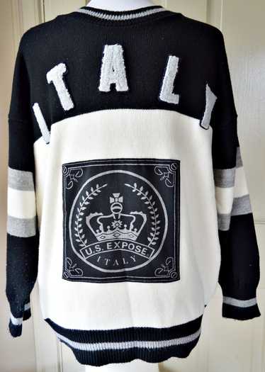 Italian Designers SWEATER ACRYLIC ITALY & CROWN PA