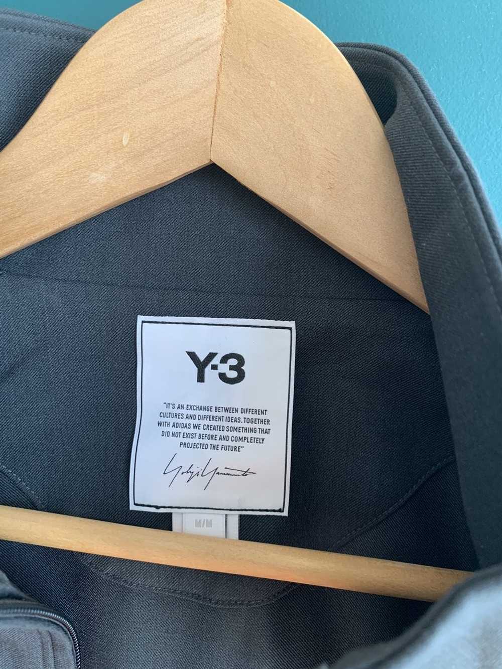 Y-3 Y-3 Grey Refined Wool Track Jacket - image 3