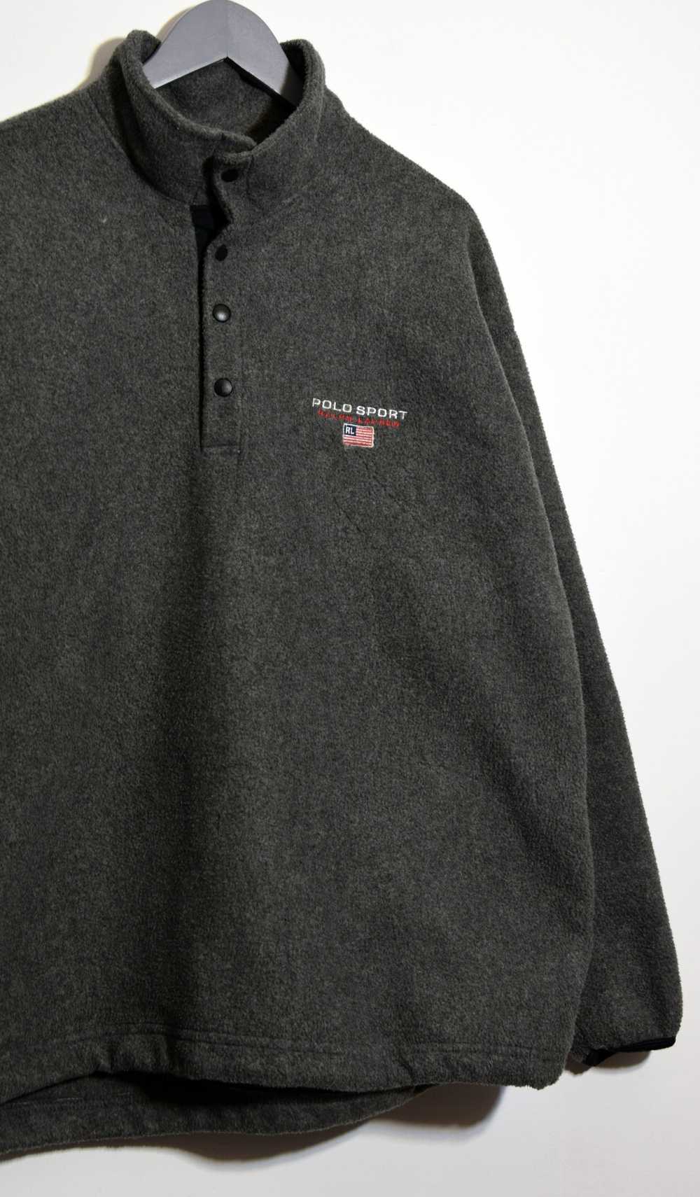 Polo Ralph Lauren × Vintage 00s Fleece Polo Sport… - image 4