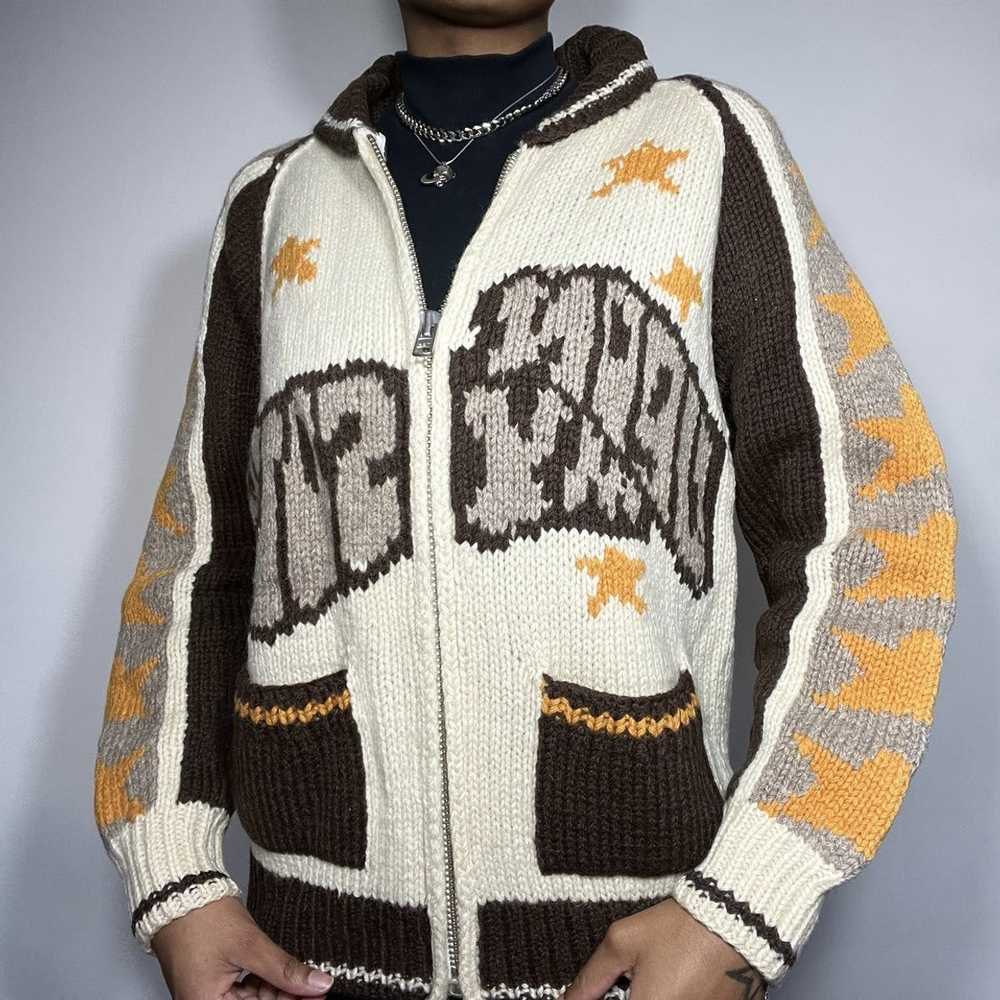 Vintage “Soulful” Hand Knit Sweater - image 1