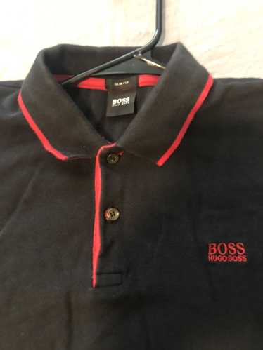 Hugo Boss Hugo Boss polo - black / red