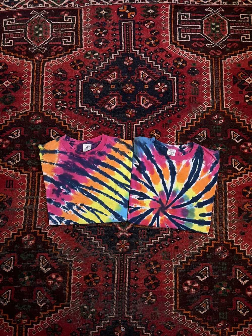 Vintage Vintage 90s tie dye shirts - image 1