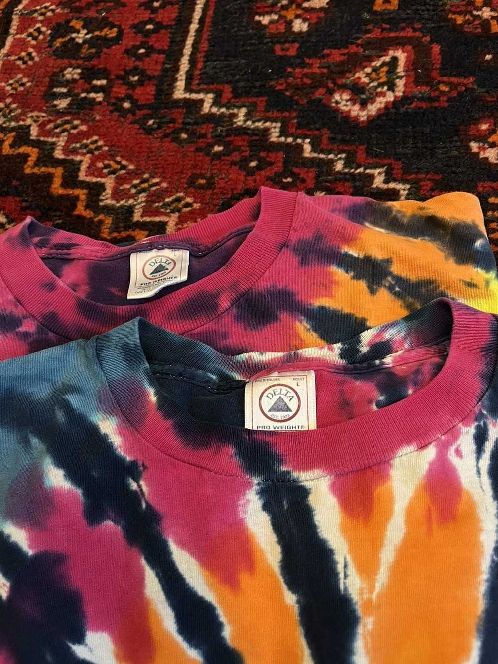 Vintage Vintage 90s tie dye shirts - image 2