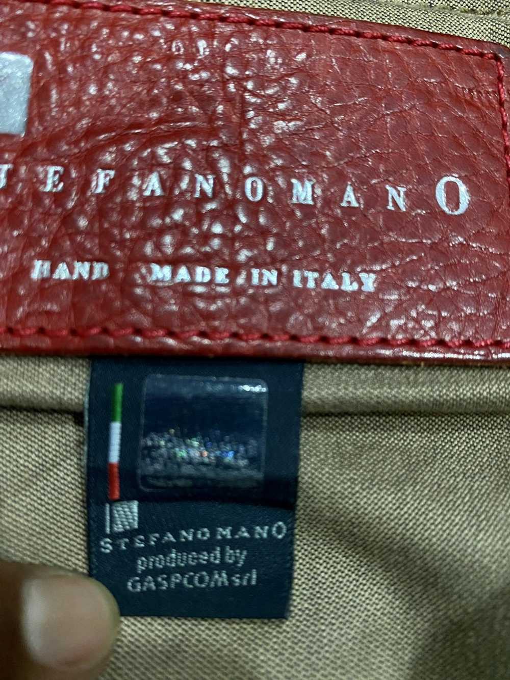 Italian Designers × Leather Stefanomano italy lea… - image 7