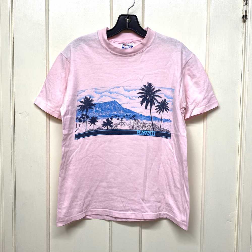 1980s Hawaii souvenir t-shirt by Happy Shirts lig… - image 1