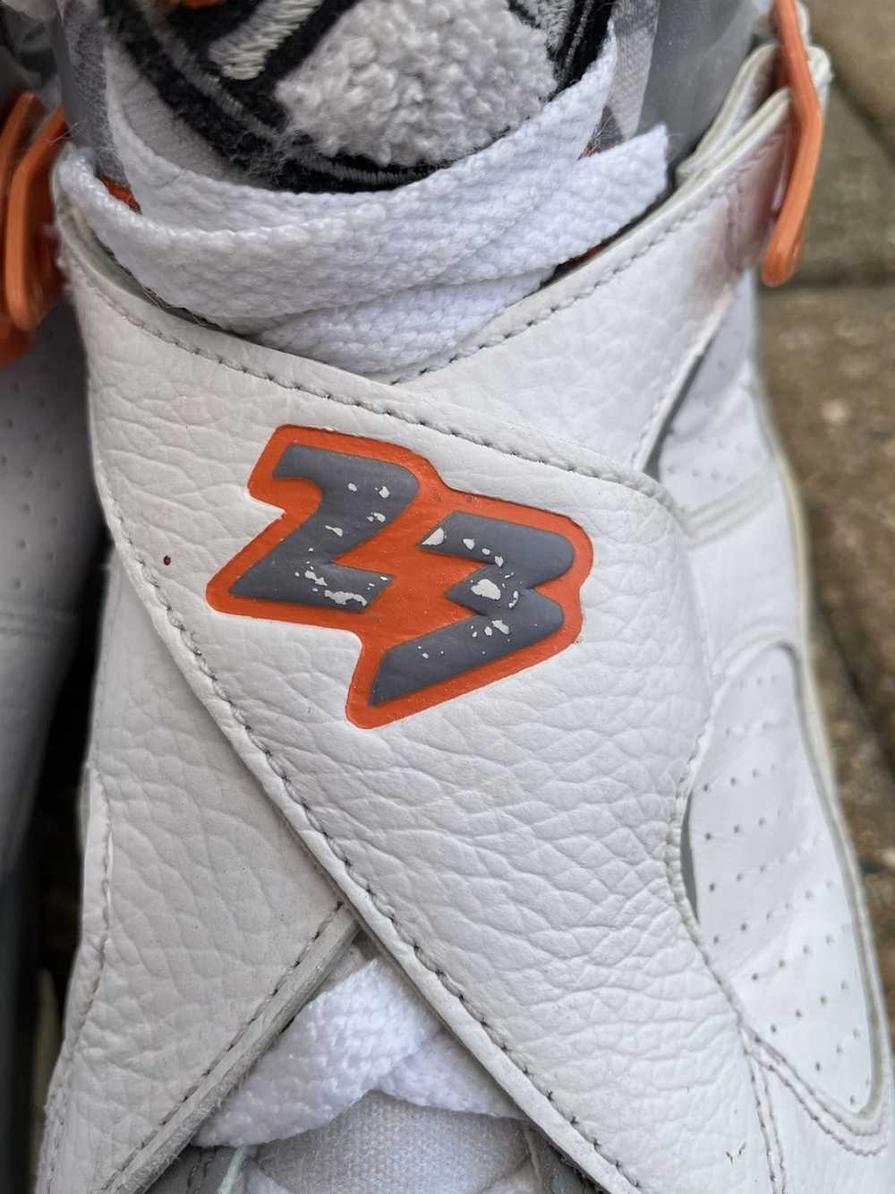 Orange jordan 8 sales