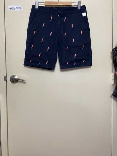 Kith Kith NYC Lightning Bolt Shorts Navy/Salmon