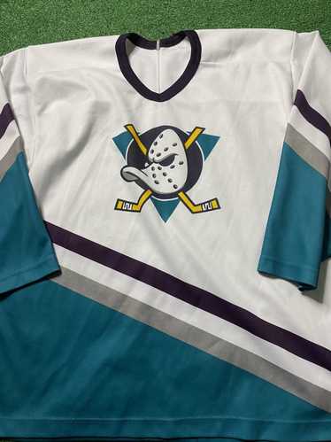 NHL × Vintage Vintage Mighty Ducks Jersey White Si