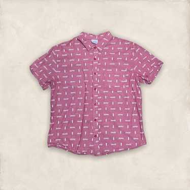 Coca Cola Coca-Cola Vintage Beach Button Up Shirt - image 1